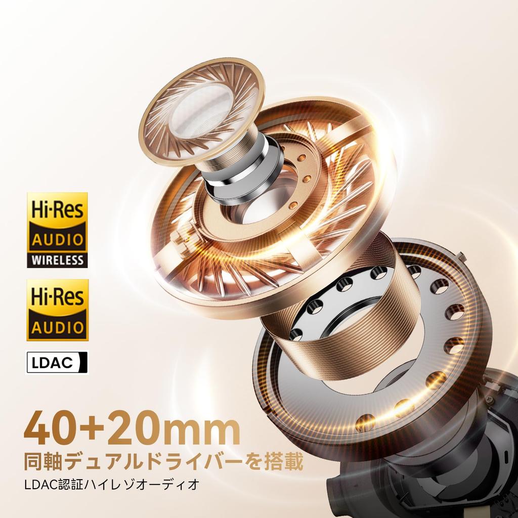 HAYLOU S40 Wireless Bluetooth Noise Spatial Low Wireless and Up to 90 Hours of Music Comfortable Supports Two Devices App Includes for and Instruction