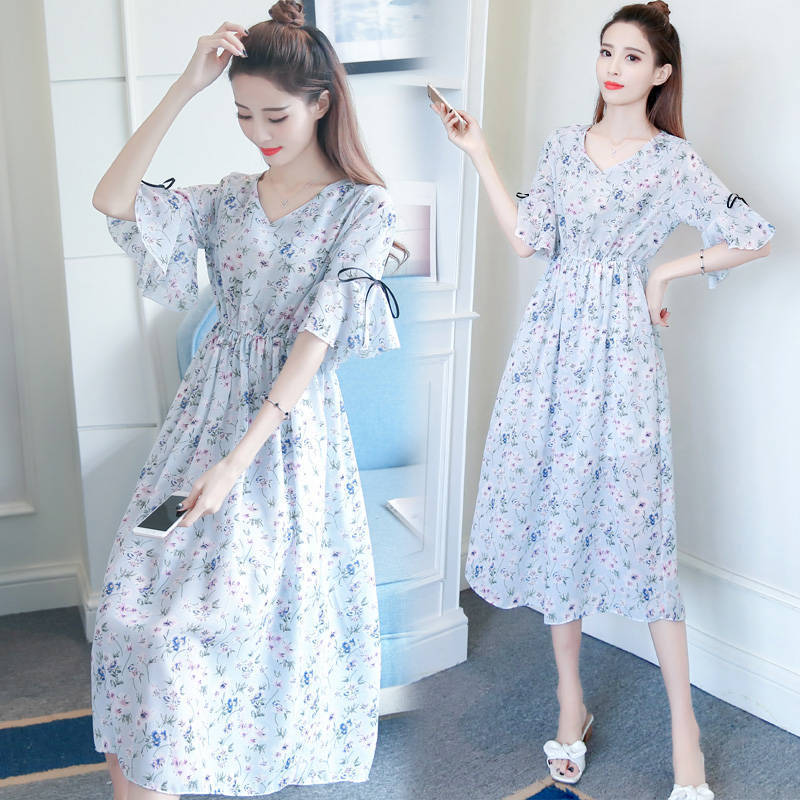 sachin and babi light blue dress Shop Our Collection of Elegant Korean Chiffon Dresses main image 1