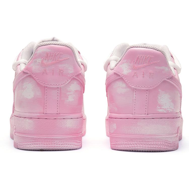 Nike Air Force 1 Leder Thermische Abdeckung Niedrige Ausführung Skateboard-Schuhe Herren Rose Pink Weiß CW2288-111(TeamR-S-BOX)