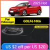 GOLF 4 5 6 7 Horké 2026 Pro VW VOLKSWAGEN VW 135mm Přední Mřížka Auta Znak a 110mm Zadní Víko Kufru Znak Logo Příslušenství Pro Vol