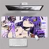 Anime poster Girl NonSlip Mouse Pad Large Mousepad HD Print Keyboard Pad Laptop Computer Desk Pad Locking Edge Mouse Mat Carpet