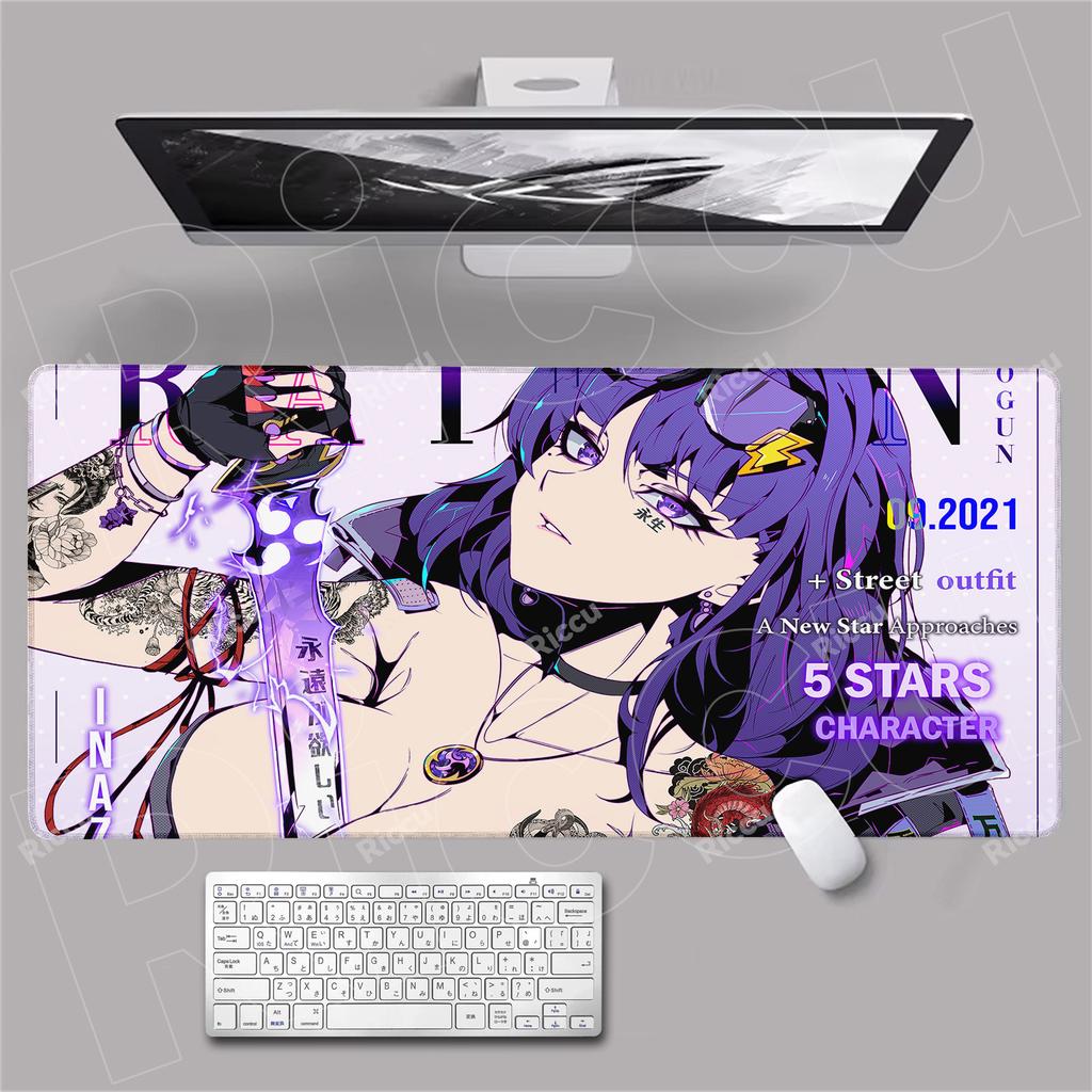 Anime poster Girl NonSlip Mouse Pad Large Mousepad HD Print Keyboard Pad Laptop Computer Desk Pad Locking Edge Mouse Mat Carpet