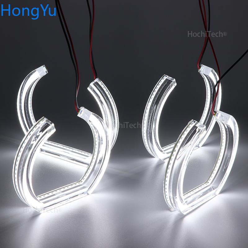 Anneaux Halo Yeux d'Ange LED Ultra Lumineux, Excellent Style DTM, pour BMW E60 E61 520i 525i 530i 540i 545i cape i M5 Pre LCI 2003-2010