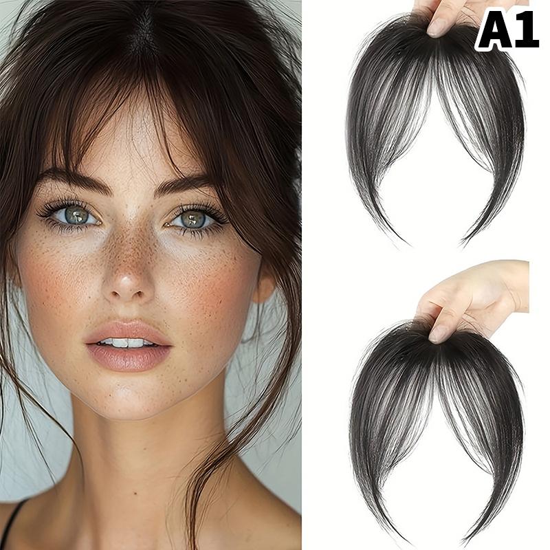 

Синтетический парик с челкой Натуральный парик Пушистый парик Заколка для волос Наращивание волос Накладки для волос для женщин Аксессуары для укладки