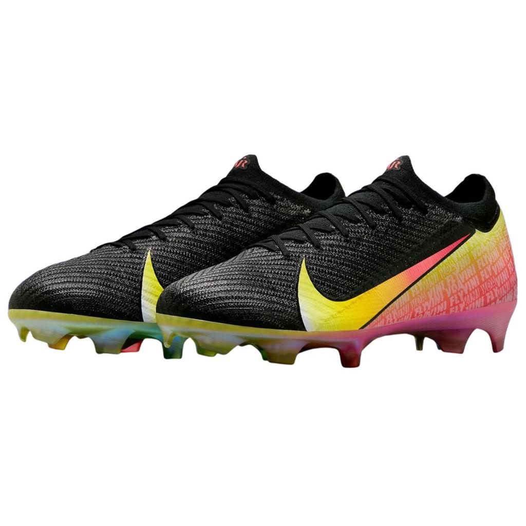 Nike Vini Jr. X Zoom Mercurial Vapor 16 Elite FG Vini Fly, Vini Voa Unisex Sneakers Black Green-Spark Soar IB2356-001