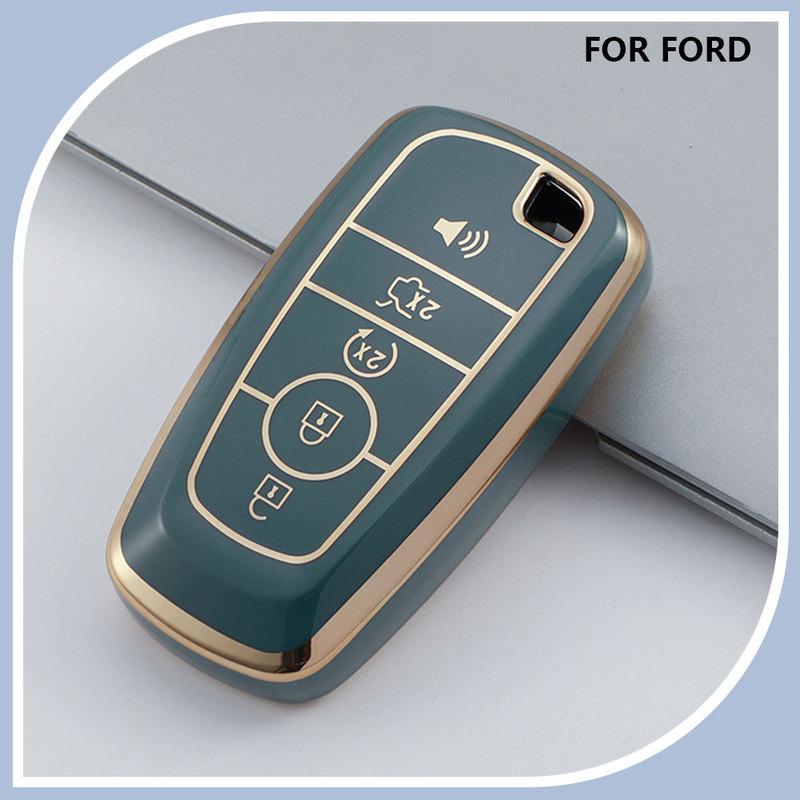 TPU Car Remote Key Case Cover for Ford F150 F250 F350 Fusion Mustang Explorer EcoSport Edge S-MAX Ranger Lincoln Mondeo MKC MKZ