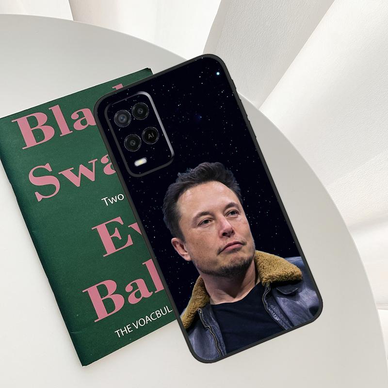 Elon Musk Case For Oppo A96 A76 A16 A15 A17 A52 A72 A54S A57S A58 A78 A98 A57 A77 A54 A74 A94 Cover