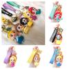 Cute Cartoon Castle Princess Keychain Pvc Action Figure Car Bag Pendant Wholesale Jg-y053
