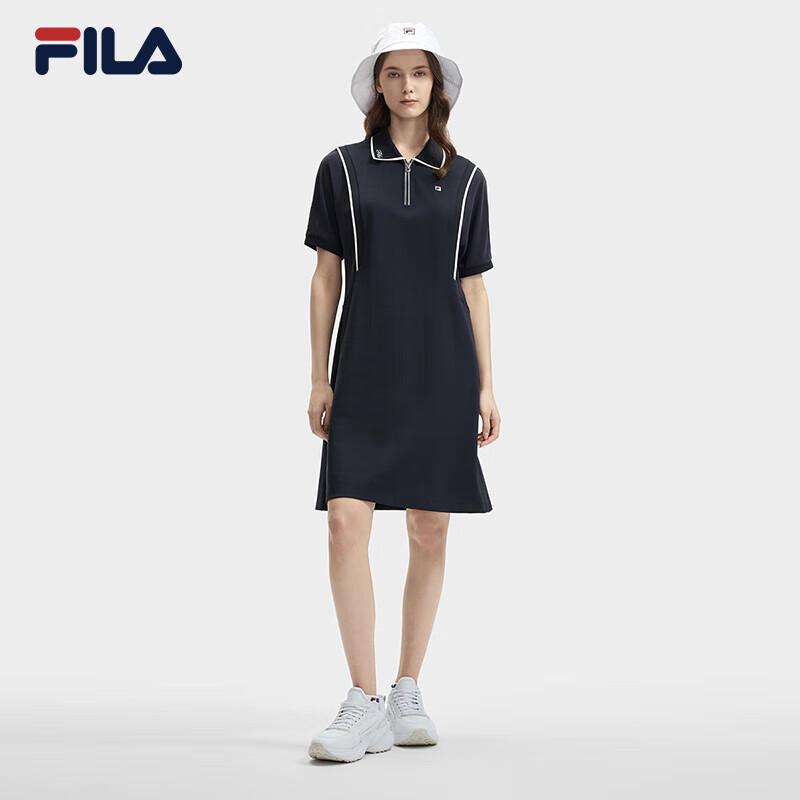 FILA Women s Knit Polo Collar Dress M