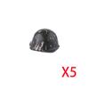 Military Building Blocks Accessories Figure Soldier Helmet Toy USSR USA UK Japanese Hat Mini Brick Hood Mask Flamethrower