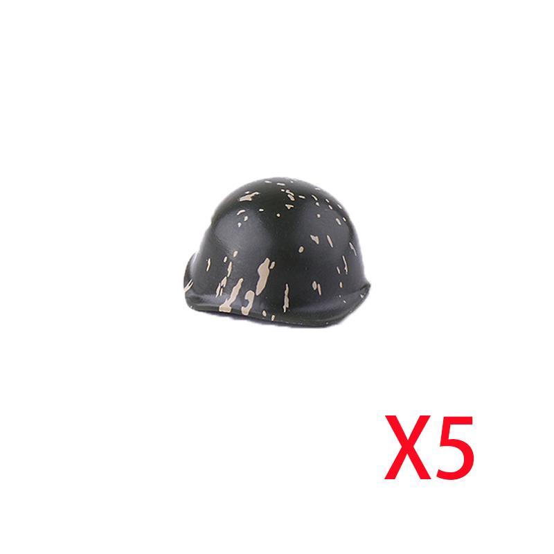 Military Building Blocks Accessories Figure Soldier Helmet Toy USSR USA UK Japanese Hat Mini Brick Hood Mask Flamethrower