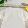 Summer 2026 Girls' Floral T-shirt & Shorts Set - Stylish Round Neck Two-Piece Outfit