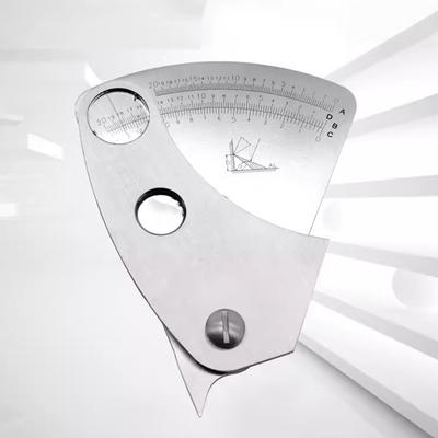 0 To 20mm Welding Gauge Welding Gauge 180mm Long Stainless Steel Gauge 0-20mm Measurement Range 0.01mm Accuracy