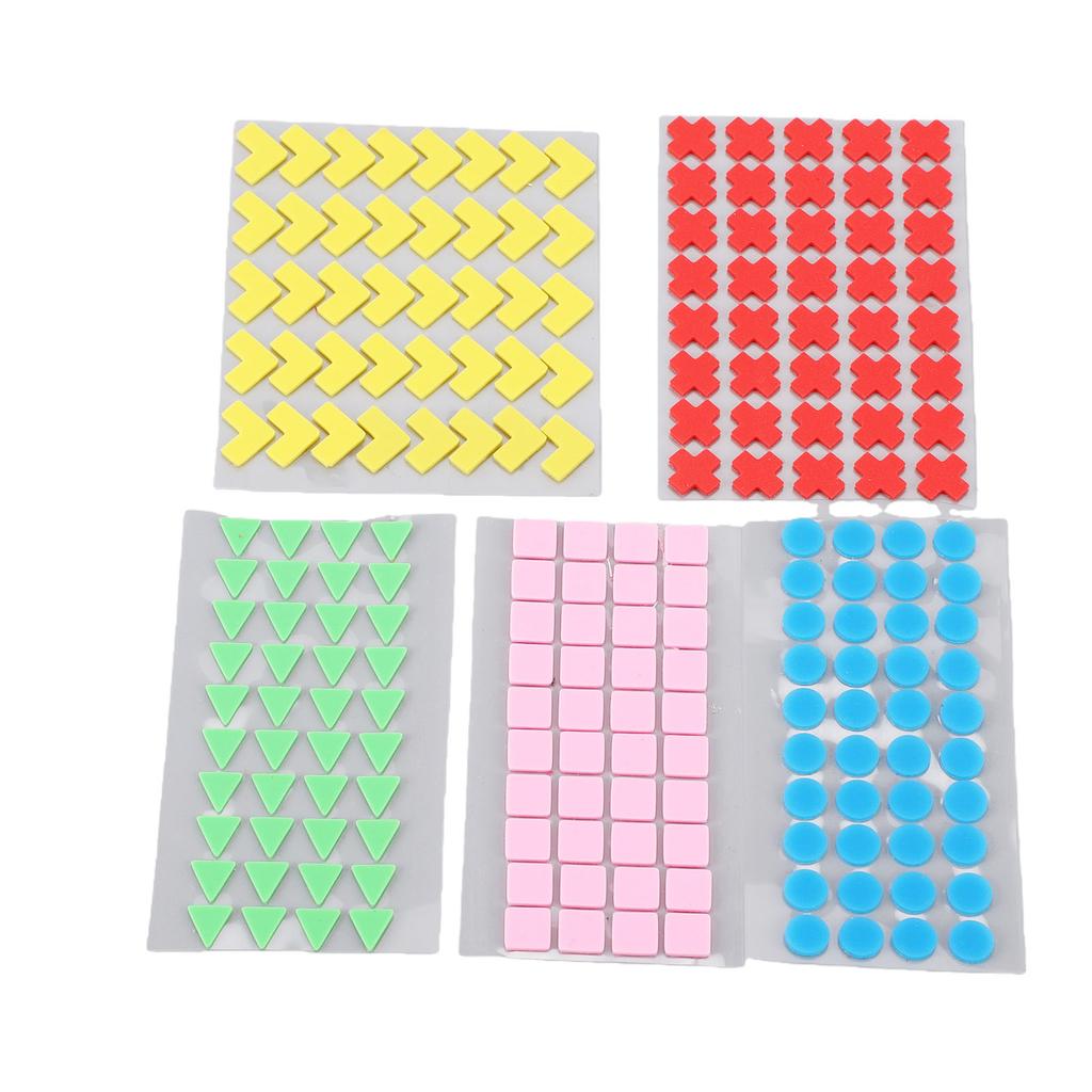 200 Pcs Bump Dots for Visually Impaired Silicone Low Vision Braille Stickers Raised Tactile Dots for Keyboard Switches