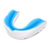 Mouthpiece Mouth Guard with Case for Muscle Martial 2 Colors Karate, Boxing, Training, Sports, Arts, Exercise, (Blue/White)