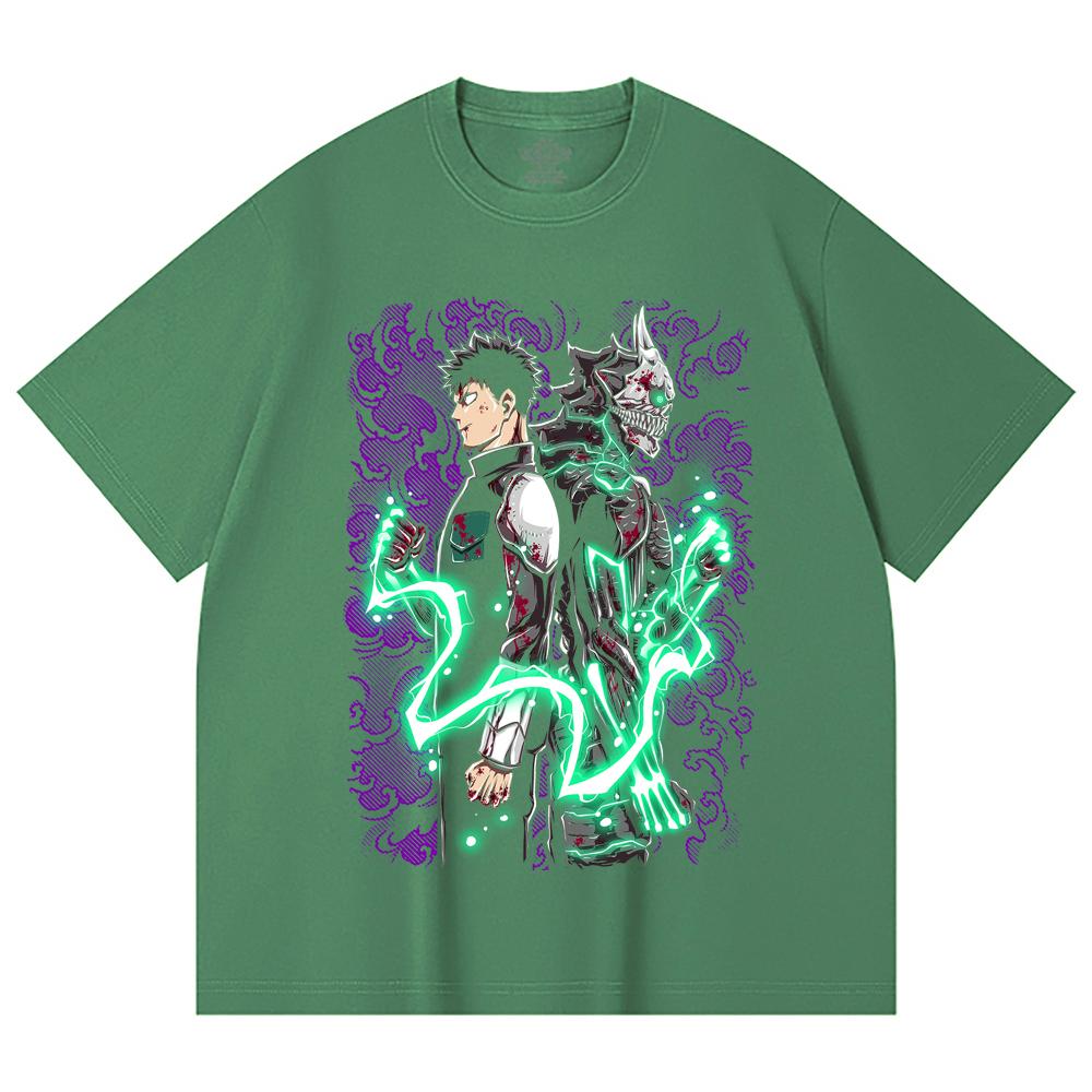 230 Gsm 100% Cotton Kaiju No 8 V9 Kafka Print Unisex Heavy Cotton T Shirt