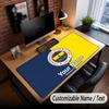 Large Mouse Pad Fenerbahçe FC Print Custom Name Text Desk Mat for Office Gaming