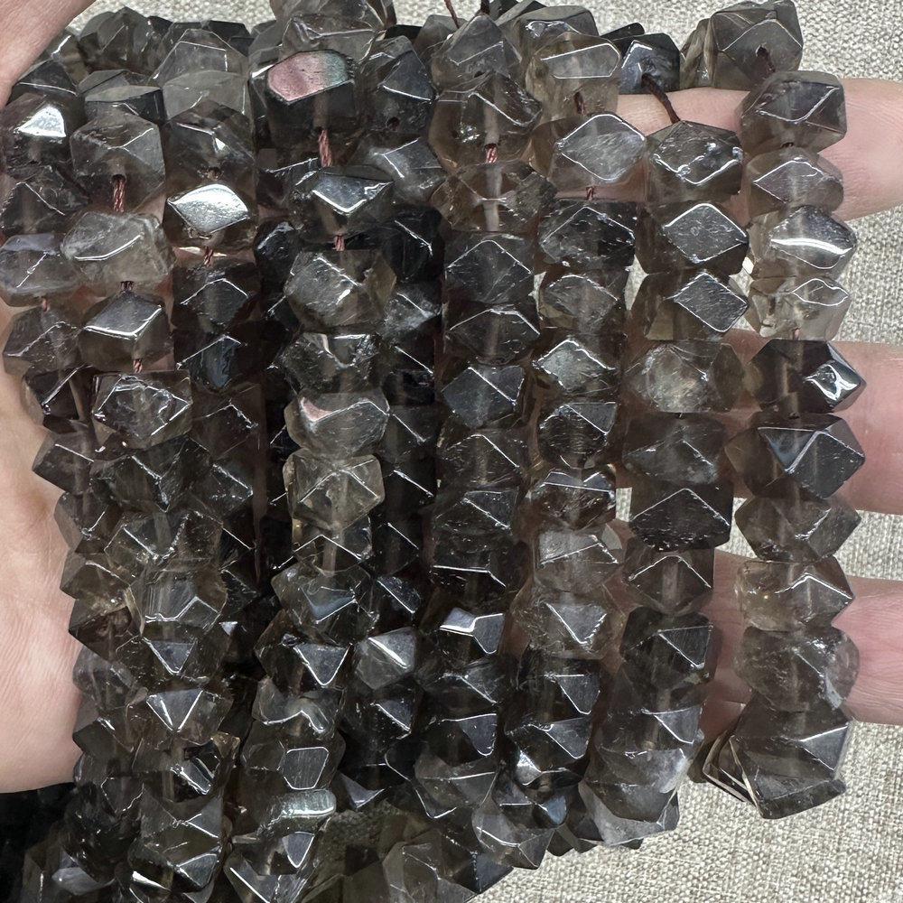 Contas Espaçadoras de Cristal Irregular Lápis Lazúli e Ametista para DIY