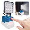 LED Work Light Outdoor Flashlight Rechargeable Emergency Light Dual USB Ports Battery Lantern for Construction Site