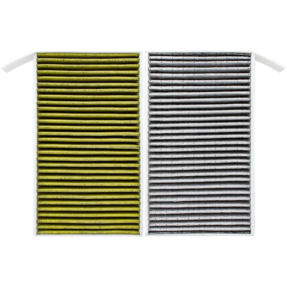 2Pcs Carbon Auto Air Conditioner Filter Breathable Vehicle Air-Filters Cartridge  Vehicle Parts