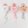 Multifilm Newrboni lutiklambri kett Kawaii Animal Bowknot nibude luti klamber beebipoisile tüdrukule pehmed mänguasjad lutid jalutusrihmad