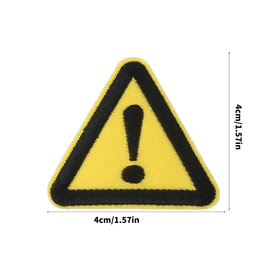 Unique Warning Sign Hair Clip for Safety and Style Lightweight Practical Plush Hair Accesories Fashionable Hairpin