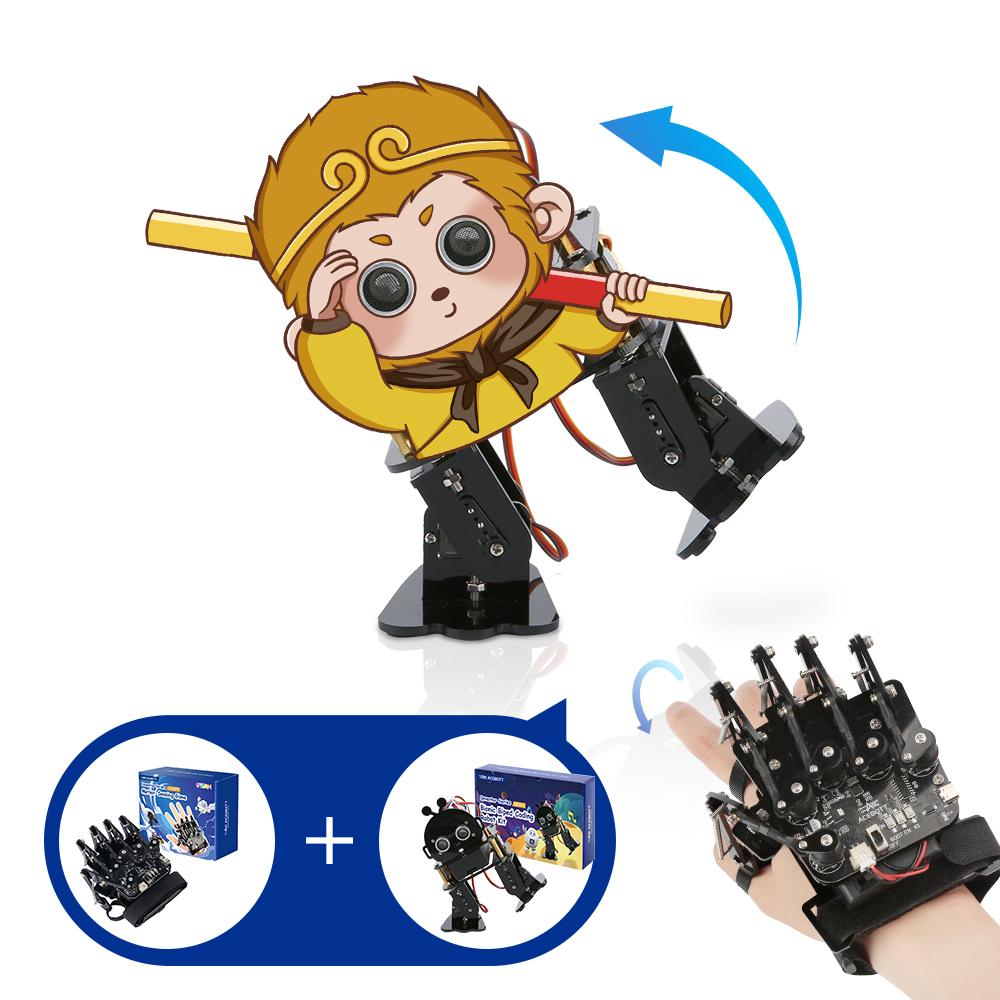 ACEBOTT Sensing Gloves Gesture Control Smart Car Motion-Sening Glove Robot Car kit for Arduino Kit