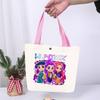 Anime Cartoon Print Student Commuting Trend Handbag Casual Lightweight Canvas Shoulder Bag
