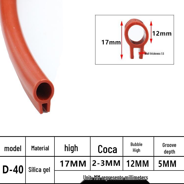 U-Shaped Waterproof Anti-Collision Dustproof Electrical Cabinet Rubber Seal