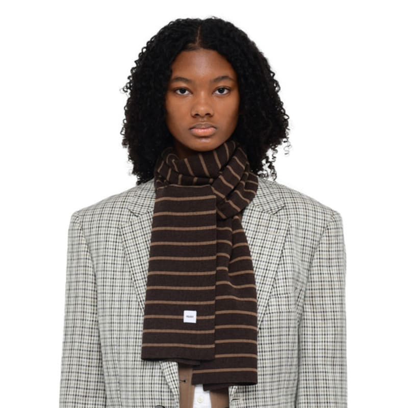 

Velsey Stripe Muffler [BROWN] BROWN