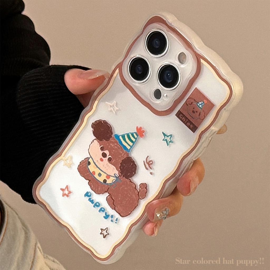 Applicable To IPhone16 Mobile Phone Case 14 Color Star Puppy 11 Transparent 12 Apple 15 Promax13 Full Package