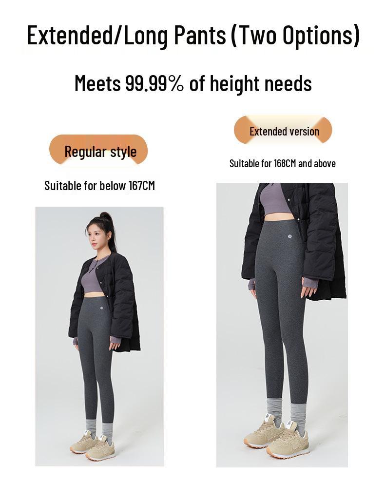 Extra Thick Wool Cotton Women's Base Layer Pants with Fleece-Lining - Slimming, No-Sag, Small Leg Design - Bestseller 2025 Arrival