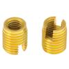 10pcs M8 X M5 Self Tapping Threaded Insert 302 Slotted Type Screw Bushing for Thread Repair