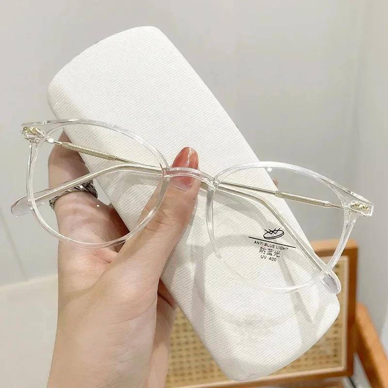 Women Myopia Glasses Blue Light Blocking Minus Diopter Glasses Unisex Ladies Fashion Trendy Near Sight Eyeglasses