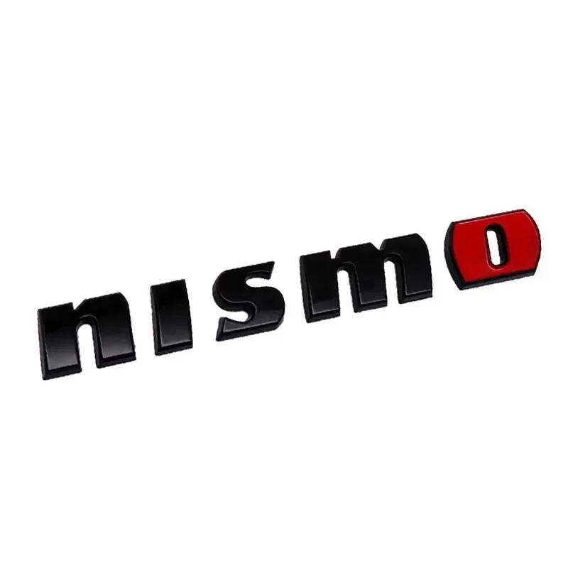AOW4  ABS Car Rear for Nissan NISMO VVEL DIG Badge Qashqai Elgrand Leaf Juke Patrol Note Trunk Fender Side Letter Sticker Accessories