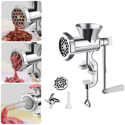 Durable Manual Meat Grinder Hand-crank Multifunctional Chili Grinder Sausage Stuffer Kitchen Gadgets