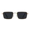  Trade New Modern Retro Metal Square Frame Men'S Sunglasses Ins Style Street Photography Big Brand Sunglasses For Women 1438