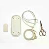 Crochet Handbag DIY Accessories Kit PU Leather Bag Base Shoulder Strap & Chain For Handmade Purse Making Supplies
