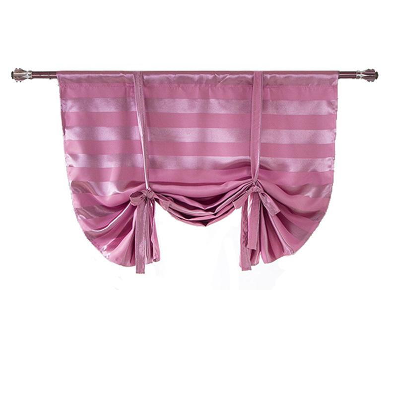 Nordic Finished Curtains Strap Curtains Blackout Roman Curtains Slip Curtains