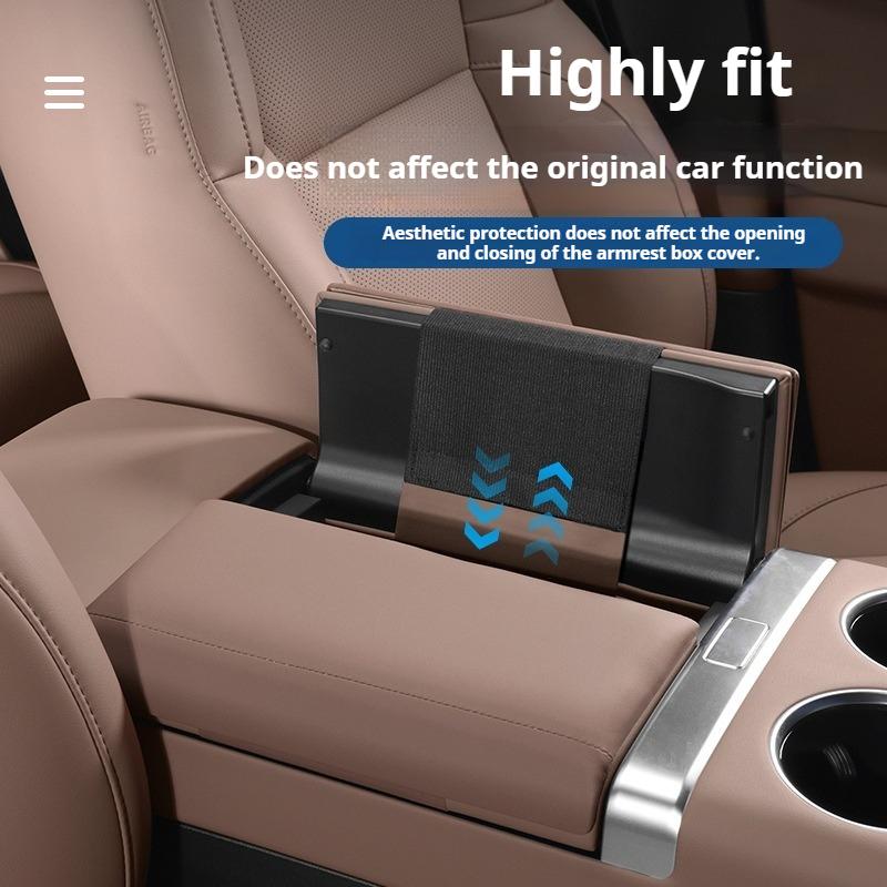 Car Armrest Box Protective Cover Ideal Armrest Box Height Increase Leather Scratch-Resistan Pad For Li Lixiang L6 L7 L8 L9