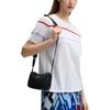 FILA Emerald Series Striped Round Neck Casual Letter Short Sleeve T-Shirt Women T-Shirts White F11W434105F-WT