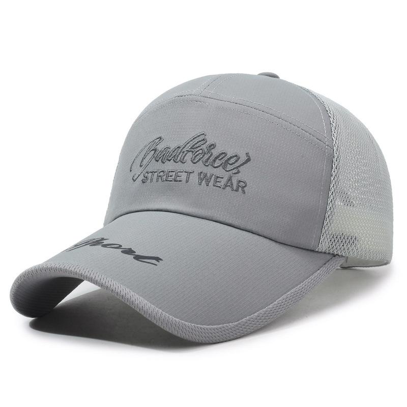 

Summer Thin Cap Breathable Meh Protection Fihing Sun Hat Middle Aged Sunhade Baeball Cap Adjustable