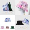 Xw2094-3 Green Plant Pattern Sun Protection Fishing Hat For Ladies