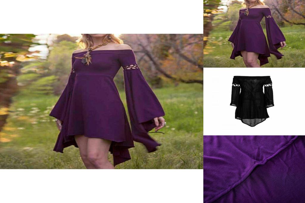 Medieval Palace Cosplay Costume Retro Dress For Women And Girls