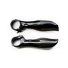 RXL SL-Bicycle Handlebar Horns, Black Bar End, Ergonomic Design, Mountain Bikes, Carbon Fiber, Horn