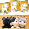 Naito Design Institute Issho Ga Ii Ne Plush Toy Hachiware Cat, Approx. 18cm