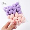 30/40Pcs Mini Makeup Sponges, Expand When Exposed To Water, Can Be Used Both Wet And Dry, Suitable For All Skin Types