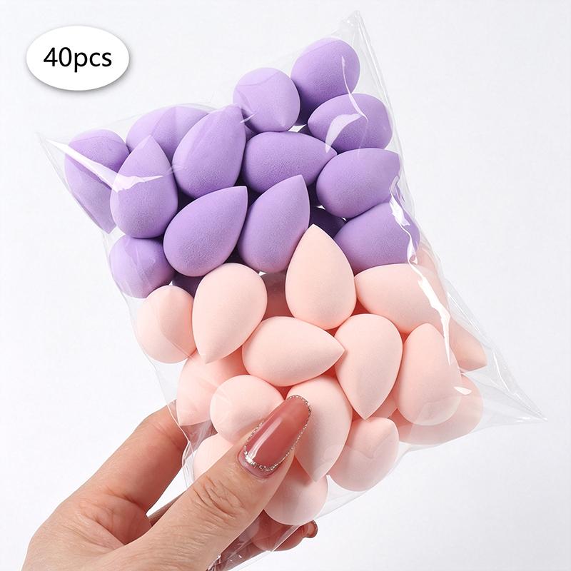 30/40Pcs Mini Makeup Sponges, Expand When Exposed To Water, Can Be Used Both Wet And Dry, Suitable For All Skin Types