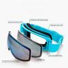 1Pc Spherical Ski Goggles, Double-Layer Anti-Fog Ski Glasses, Prescription Adult Ski Goggles, Protective Glasses, Mountaineering Equipment