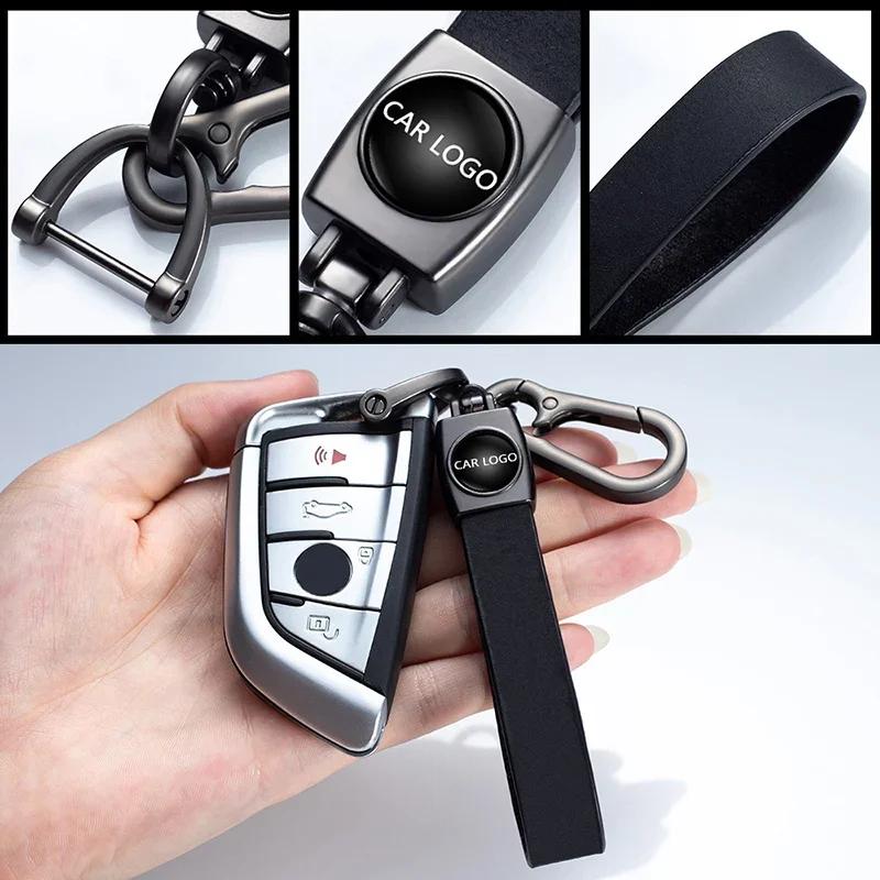 2025 Hot Leather Car Keychain Holder Keyring Key Chain for Mazda 2 4 3 6 CX-5 CX3 CX7 CX9 Atenza Axela MX-5 RX8 RX7 323 626 Spee